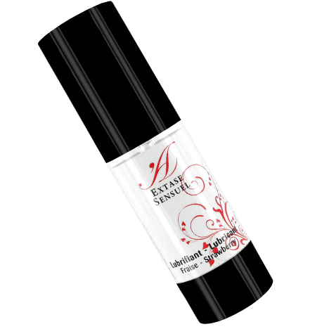 Lubrifiant Comestible Arôme Fraise Base Eau - Extase Sensual