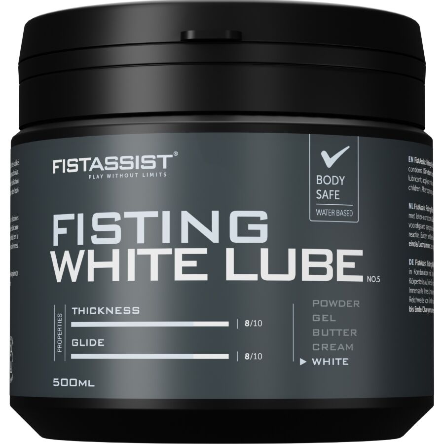 Lubrifiant Fisting Blanc Extra-Épais Base Eau 500 ml - Cobeco Pharma