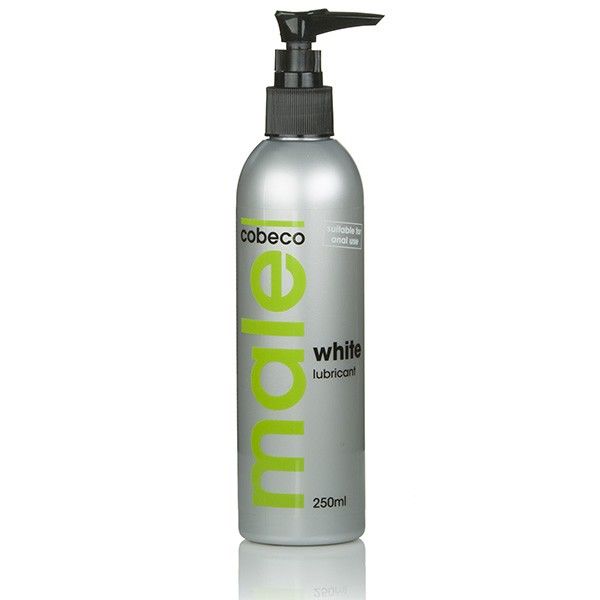 Lubrifiant Intime Effet Sperme MALE White Base Eau 250 ml - Cobeco Pharma