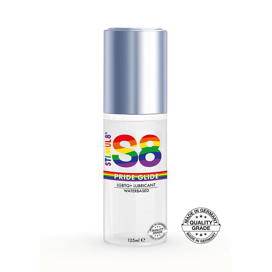 Lubrifiant S8 Pride Glide Eau Extra-Épais Longue Durée 125 ml - Stimul8