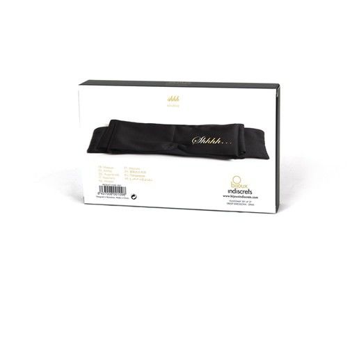 Masque Bandeau Satin Chut Messages Sensuels Jeu Érotique - Bijoux Indiscrets