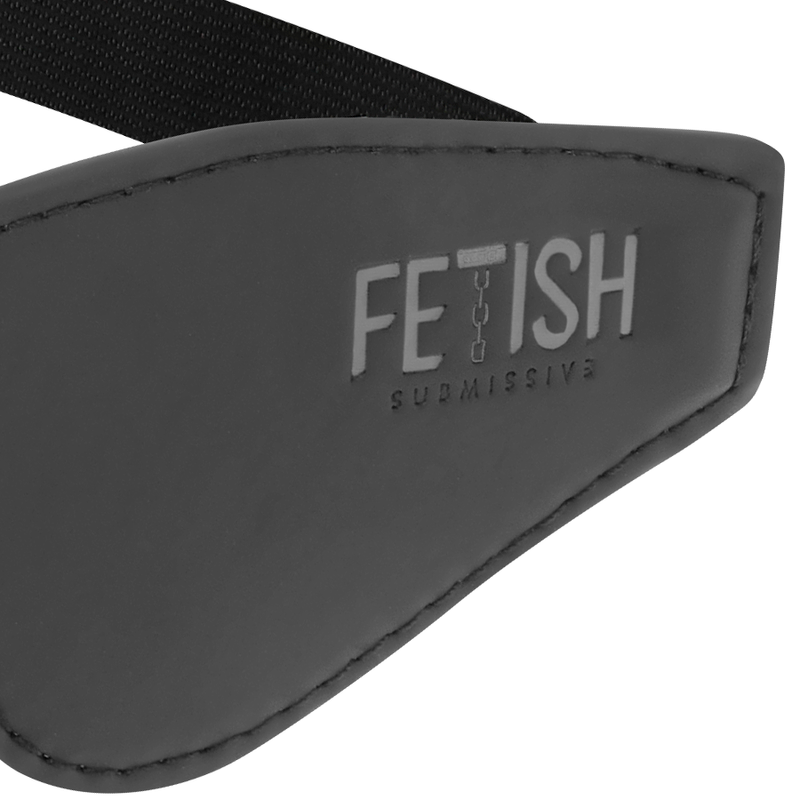 Masque BDSM Cuir Végan Doublure Néoprène Réglable - Fetish Submissive