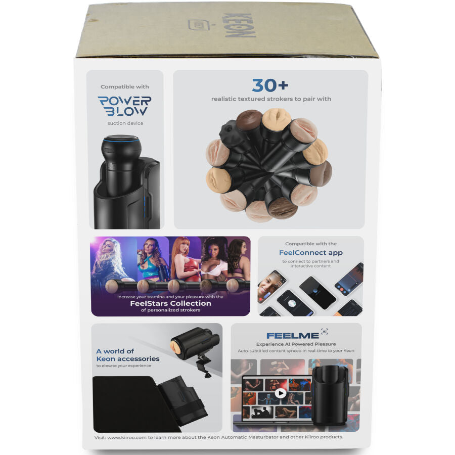 Masturbateur Automatique Keon WiFi Connecté 230 Coups/Min - Kiiroo