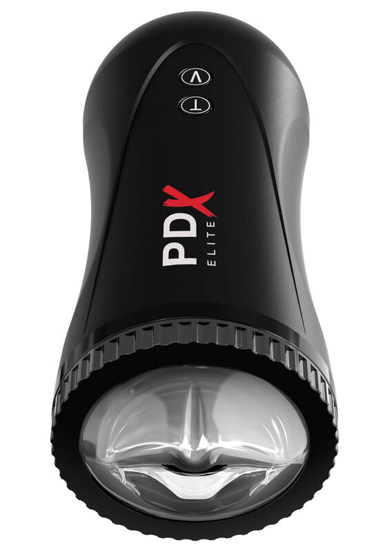 Masturbateur Automatique Moto Stroker Poussée et Vibration Rechargeable - PDX Elite