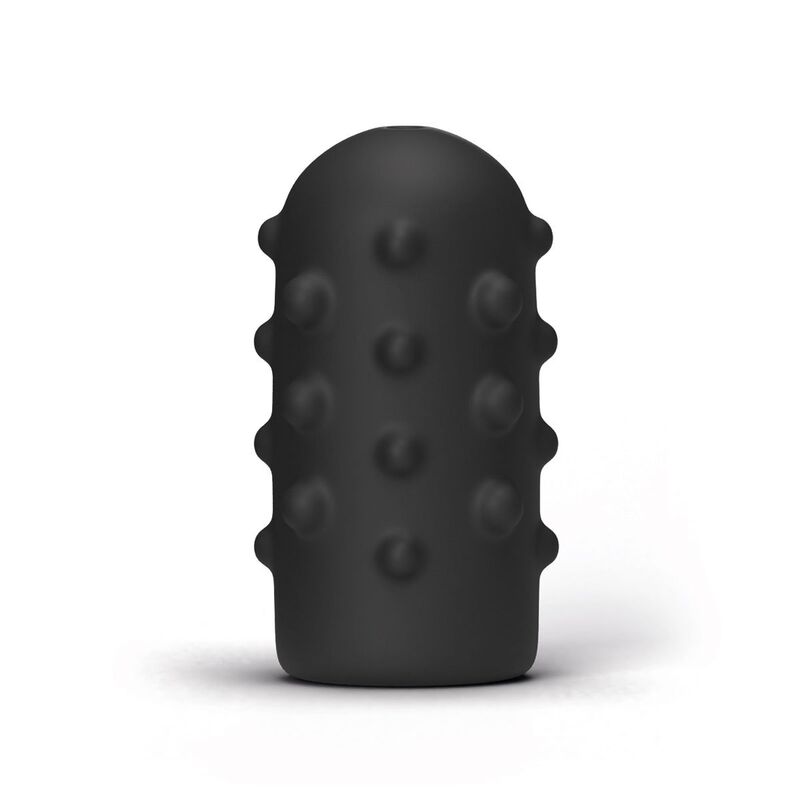 Masturbateur Bumpy Texturé Multi-Cavités 17 cm - All Black
