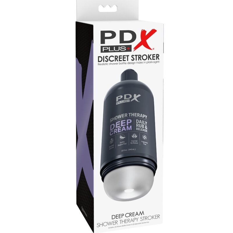 Masturbateur Discret Shower Therapy Flacon Shampoing Mains Libres - PDX Plus