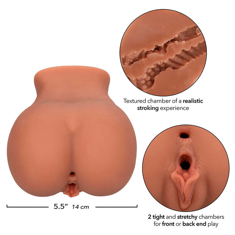 Masturbateur Double Entrée The Roller Babe Pure Skin Réaliste 1,1 kg - CalExotics