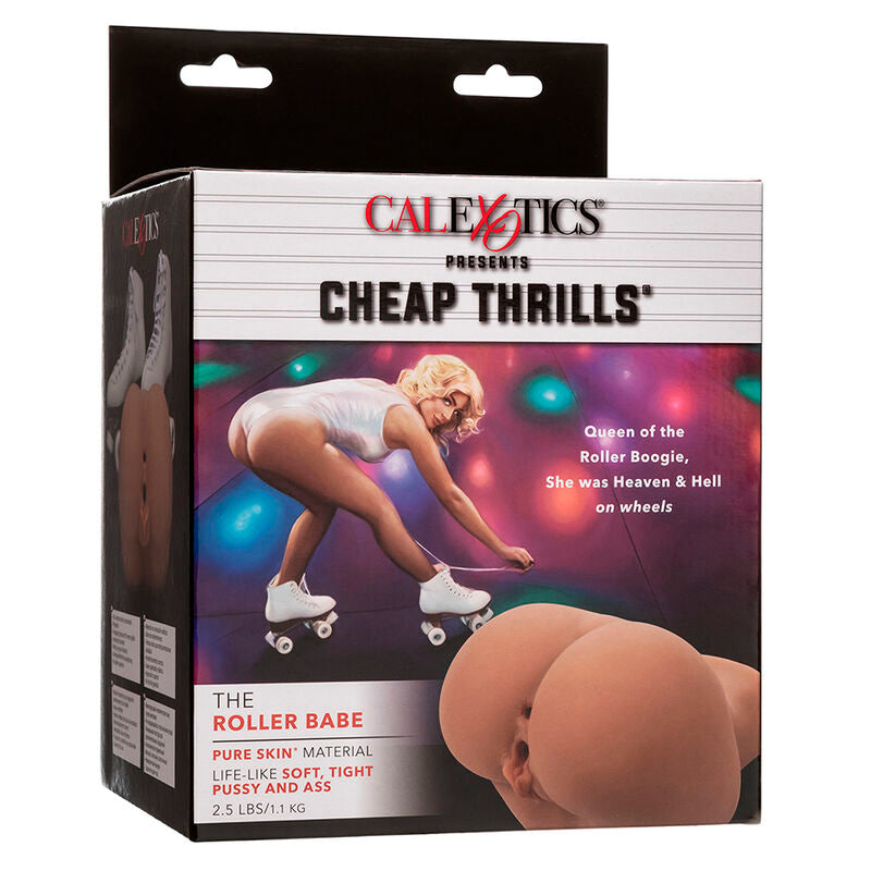 Masturbateur Double Entrée The Roller Babe Pure Skin Réaliste 1,1 kg - CalExotics