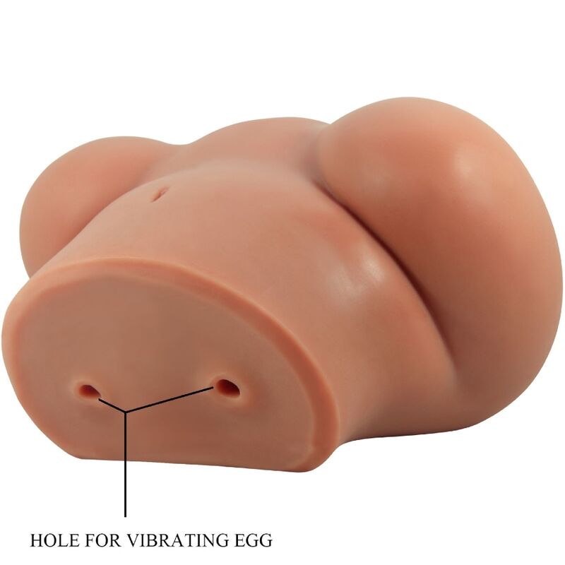 Masturbateur Fessier Luna Double Entrée Vagin Anus Vibrant - Crazy Bull