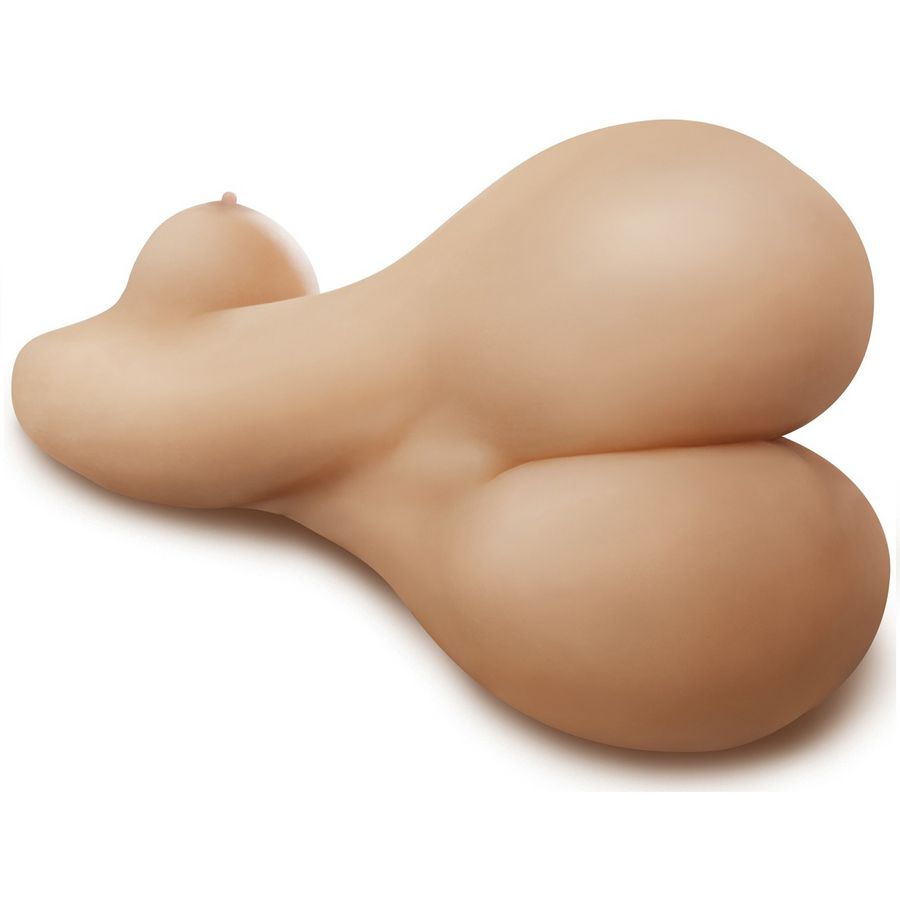 Masturbateur Réaliste Mega Fuck Buste Double Pénétration Vaginal Anal - Pipedream Extreme