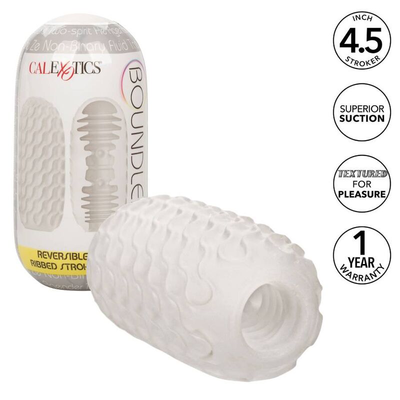 Masturbateur Réversible Boundless Texture Côtelée et Ondulée - CalExotics