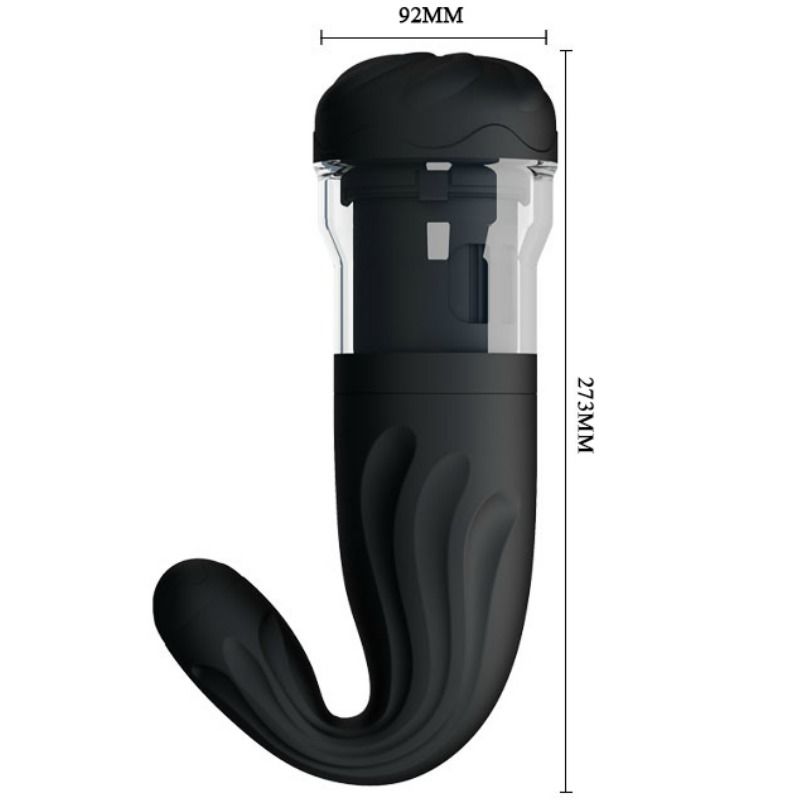 Masturbateur Rechargeable Rotatif Picots Souples 4 Vitesses - Pretty Love