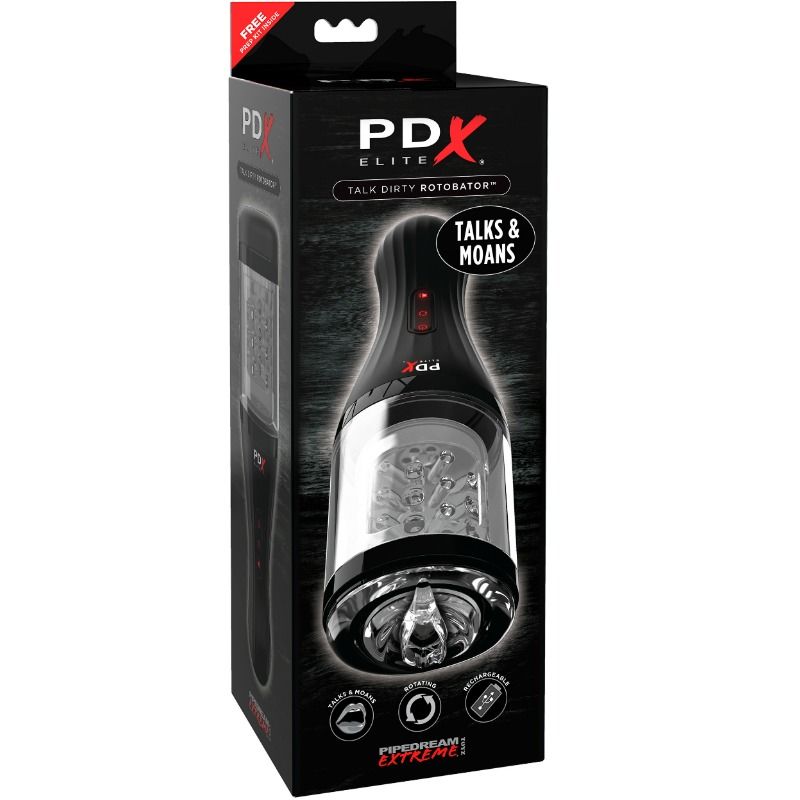 Masturbateur Rotatif Sonore Talk Dirty Rotobator 7 Modes USB - PDX Elite