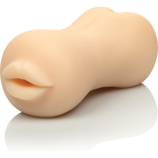 Masturbateur Stroke It Double Entrée Texturé Aspiration - CalExotics