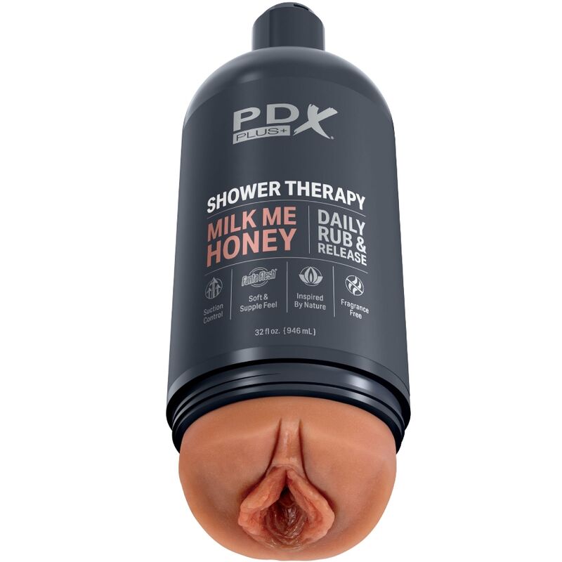 Masturbateur Stroker Discret Milk Me Honey Bouteille Shampoing Ventouse - PDX Plus