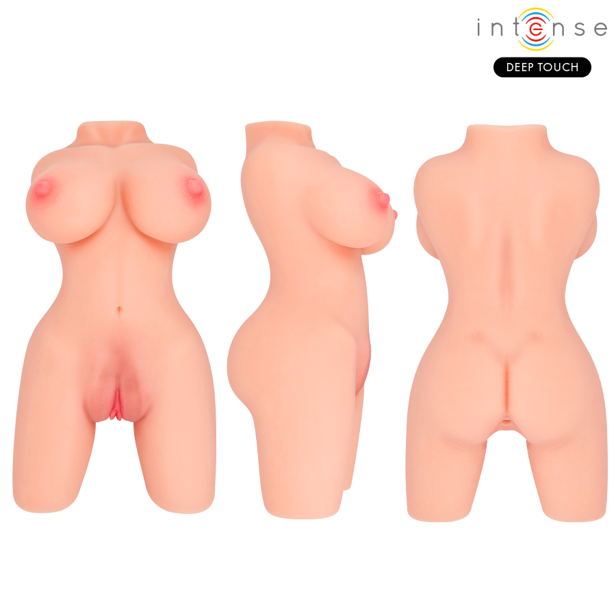 Masturbateur Torse Jesse Double Orifice Vagin & Anus Texturé - Intense