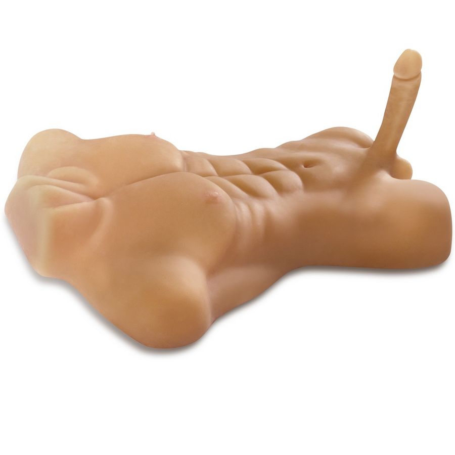 Masturbateur Torse Réaliste Pénis 20 cm Unisexe FantaFlesh - Extreme Toyz