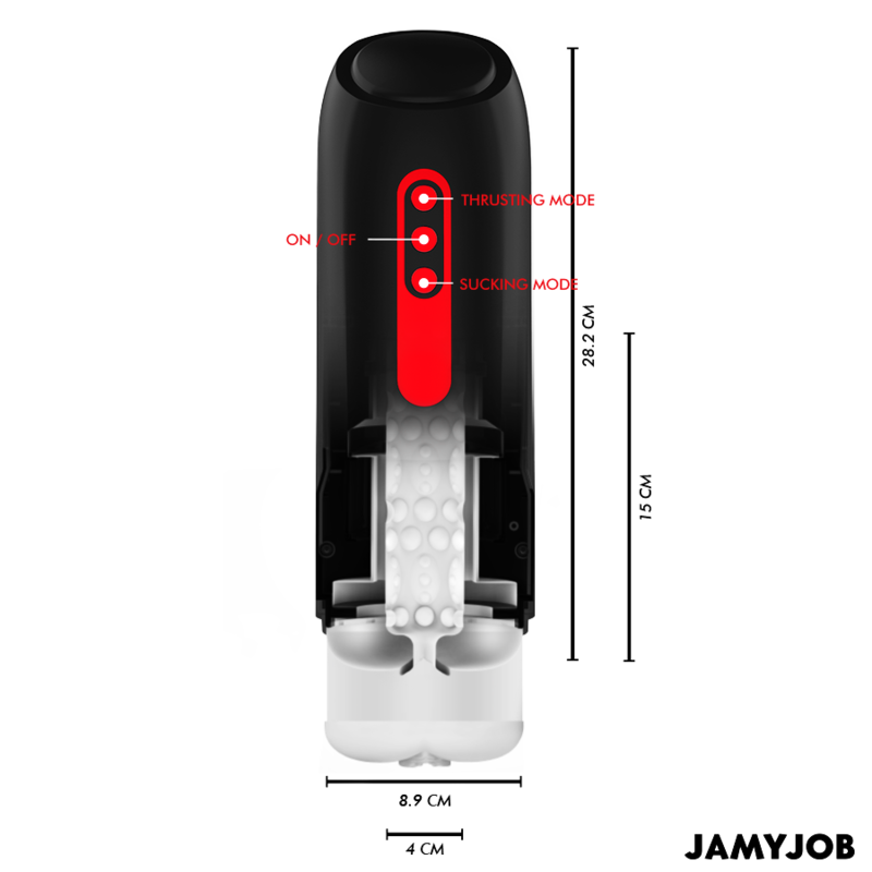 Masturbateur Vagin Automatique Phantom 5 Modes Aspiration et Poussée - Jamyjob