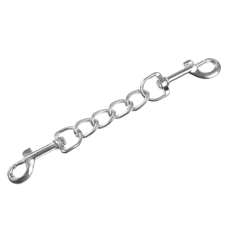 Menottes BDSM Rouges Fermeture à Pression Ajustables Chaîne Métal - Ohmama