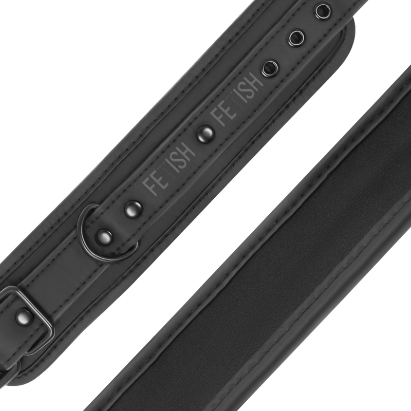 Menottes Chevilles BDSM Cuir Végan Doublure Néoprène Réglables - Fetish Submissive