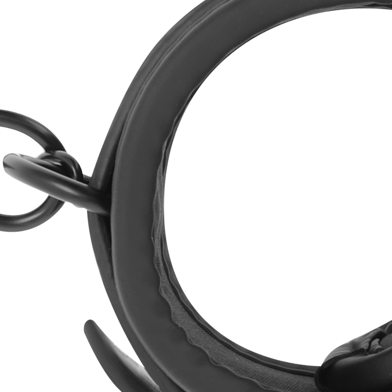 Menottes Chevilles BDSM Cuir Végan Doublure Néoprène Réglables - Fetish Submissive