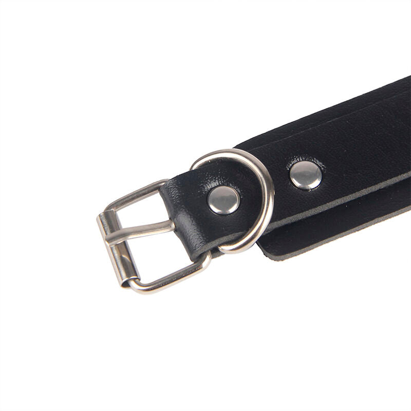 Menottes et Ceinture de Bondage Cuir Vegan Ajustables - Subblime
