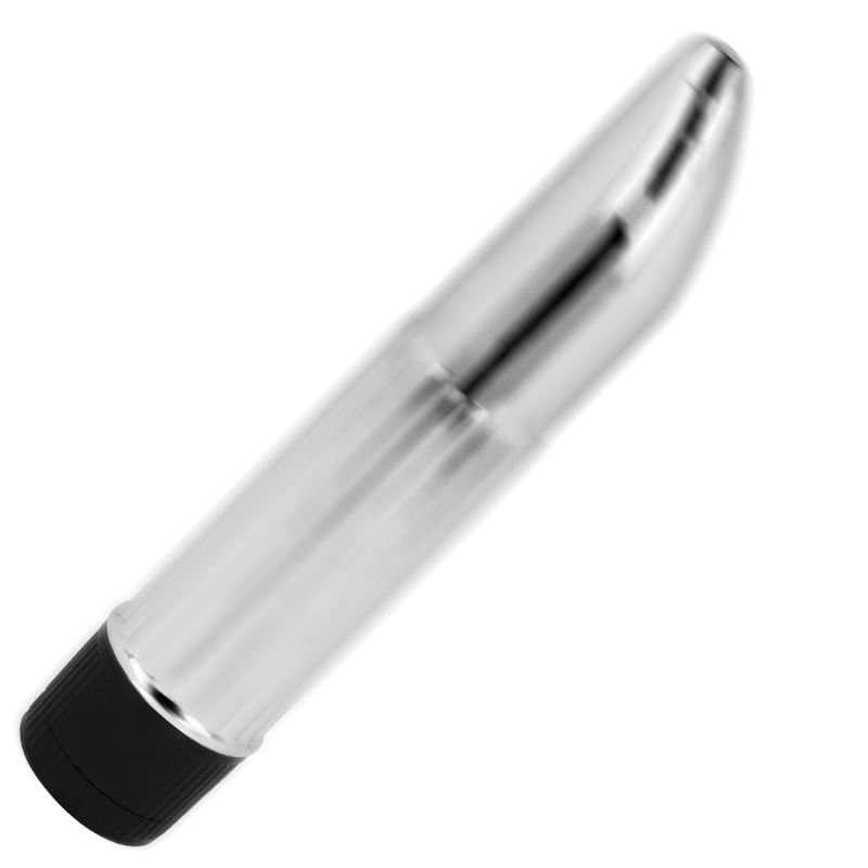 Mini Vibromasseur Argent Pointe Effilée 13,5 cm Multivitesse - Ohmama