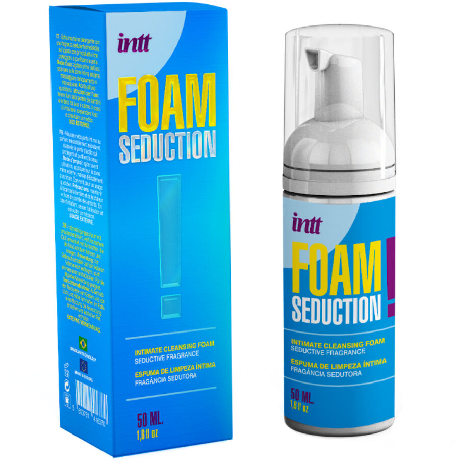Mousse Nettoyante Intime Foam Seduction Parfum Aphrodisiaque 50 ml - Intt