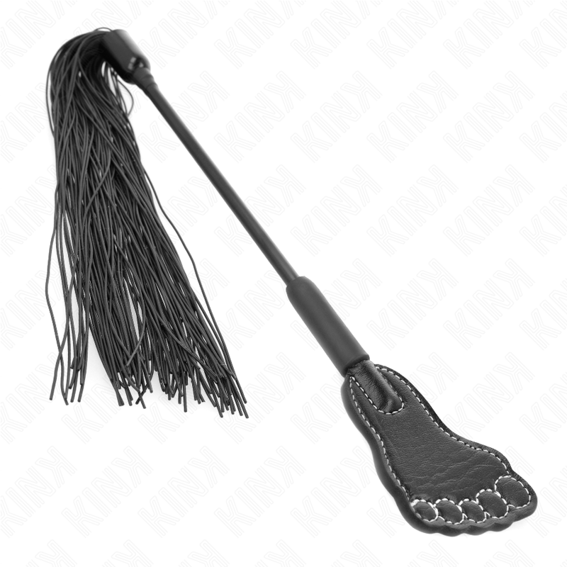 Paddle BDSM Forme Pied avec Fouet à Gland 31 cm - Kink