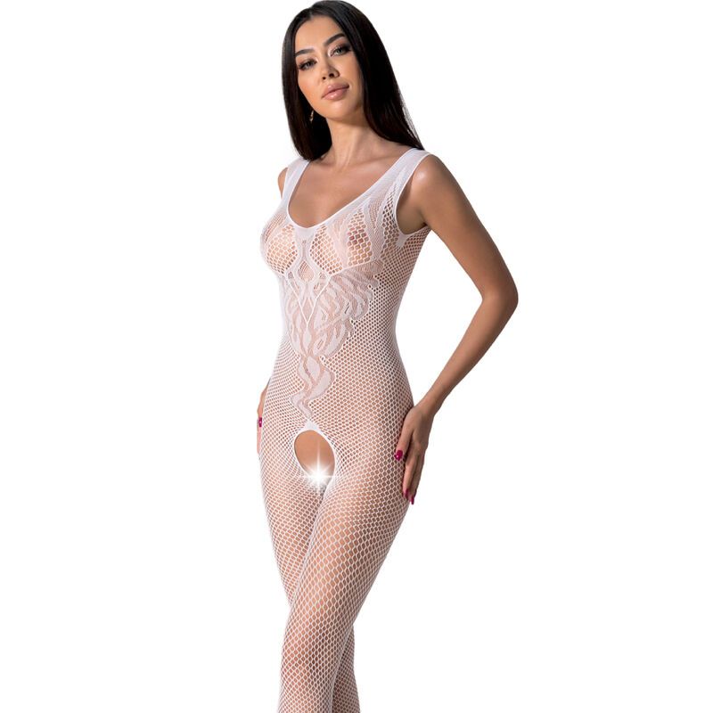 PASSION - BS098 BODYSTOCKING ROUGE TAILLE UNIQUE