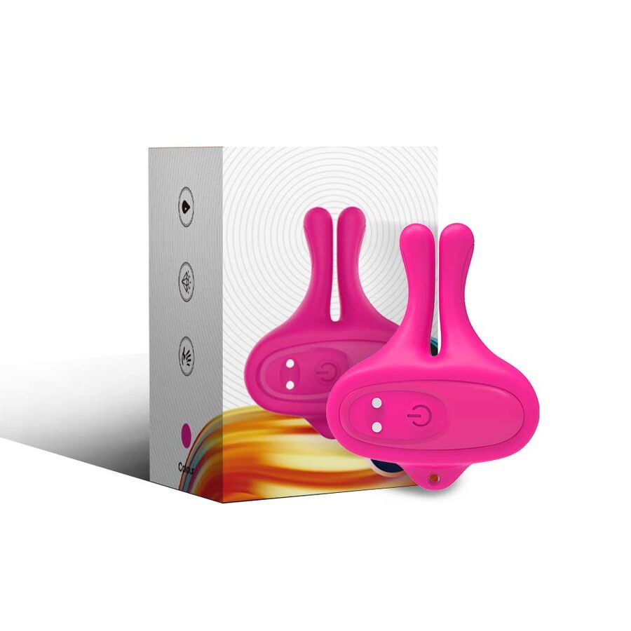 Pinces à Tétons Magnétiques Vibrantes Forme Lapin 9 Modes Rechargeable - Armony