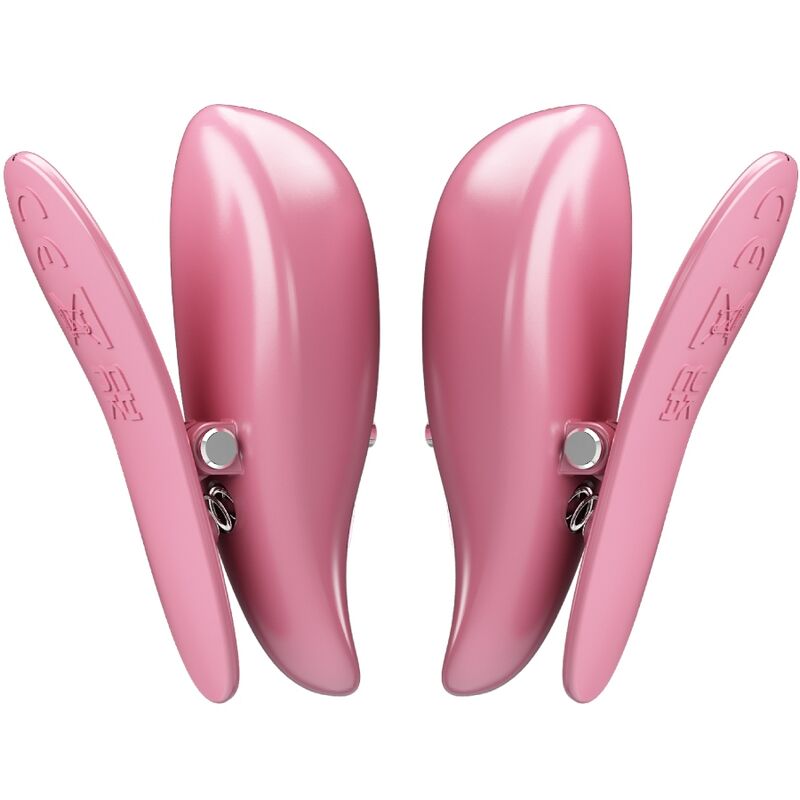 Pinces à Tétons Vibrantes Cailey 10 Modes Télécommande Sans Fil - Pretty Love