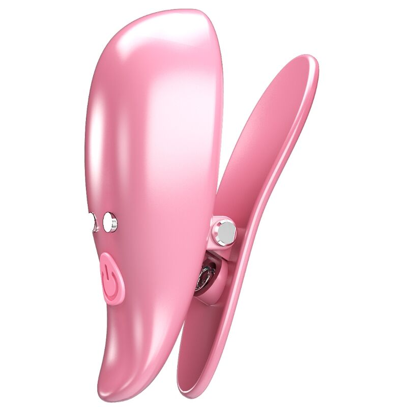 Pinces à Tétons Vibrantes Leaf 10 Modes Rechargeable USB - Pretty Love
