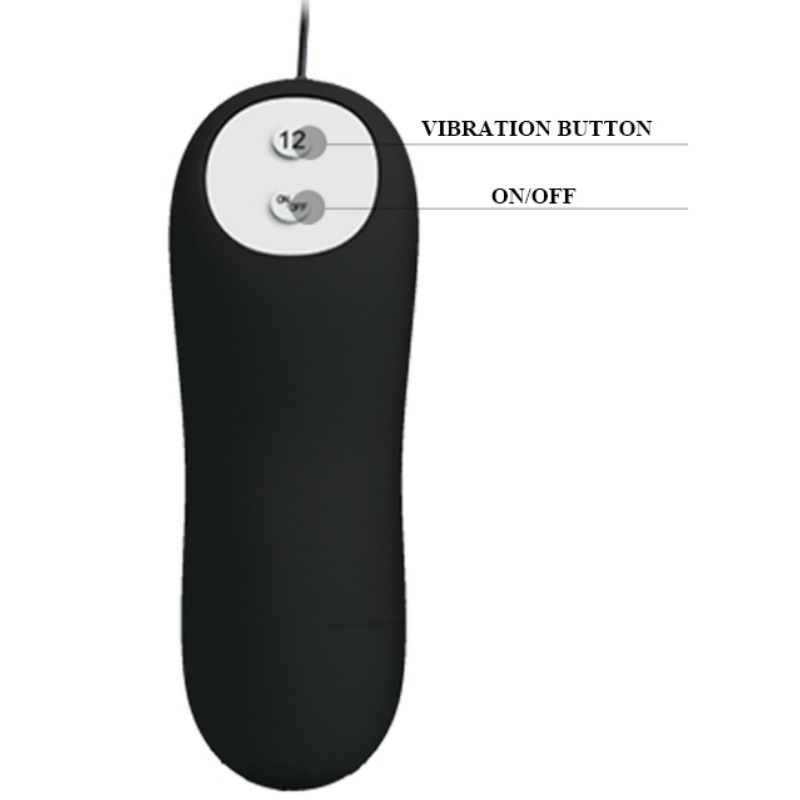 Plug Anal Vibrant Forme Ancre Silicone 12 Modes Télécommande - Pretty Love