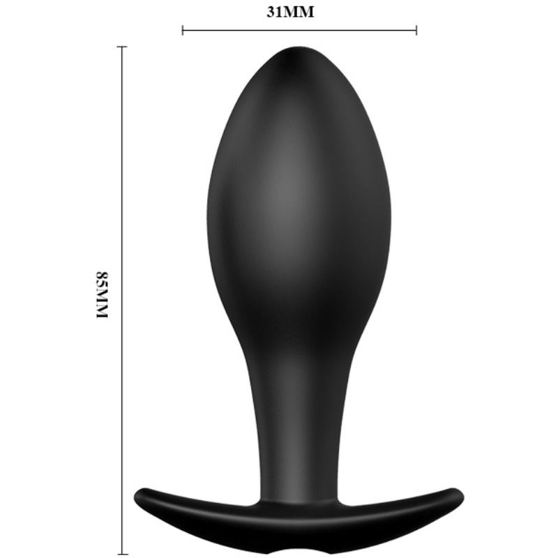 Plug Anal Vibrant Forme Ancre Silicone 12 Modes Télécommande - Pretty Love