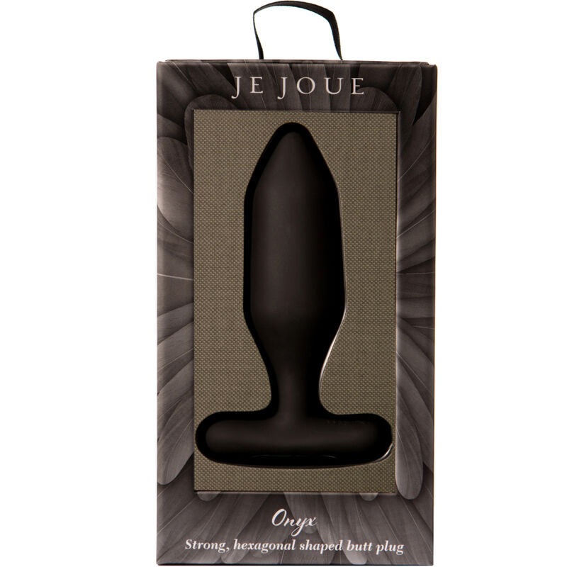 Plug Anal Vibrant Onyx Silicone Facettes Bijou Rechargeable - Je Joue