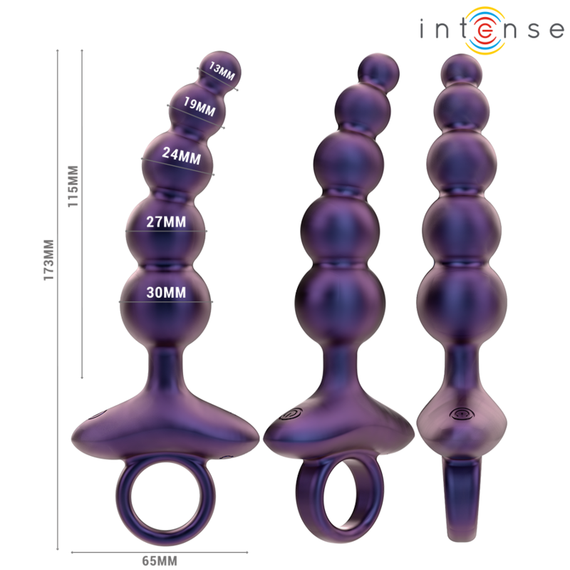 Plug Anal Vibrant Tito Modèle 3 Télécommande 10 Modes Rechargeable - Intense