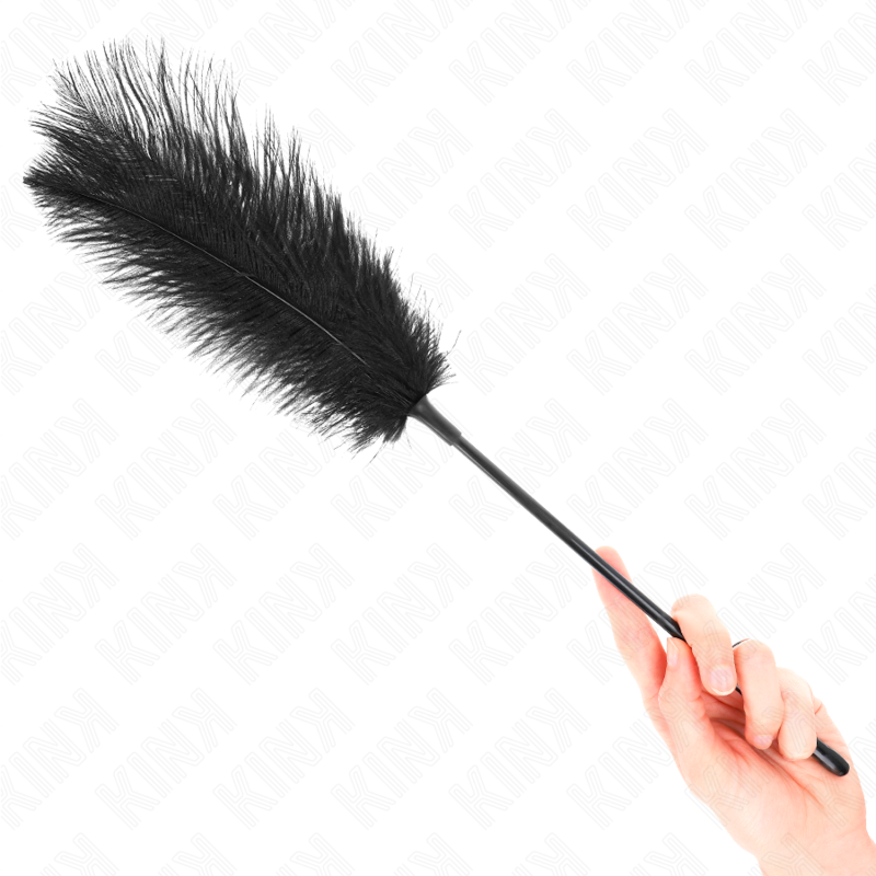Plumeau Plumes d'Autruche Tickler 19 cm pour Jeux Sensoriels - Kink