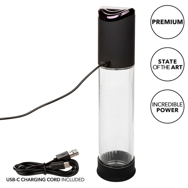 Pompe à Pénis Automatique Peak 4 Vitesses Rechargeable USB - CalExotics