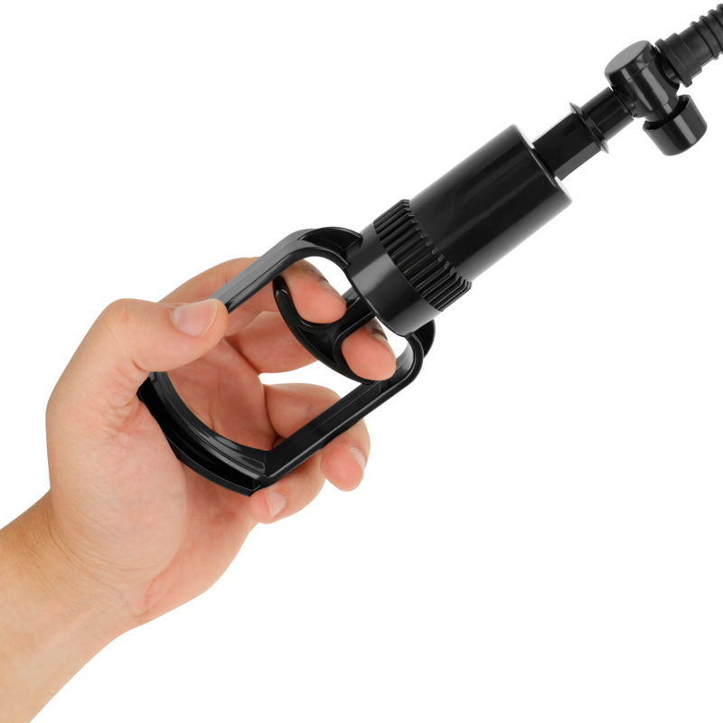 Pompe à Pénis Manuelle avec Jauge Intégrée Modèle 01 Noir - Intense