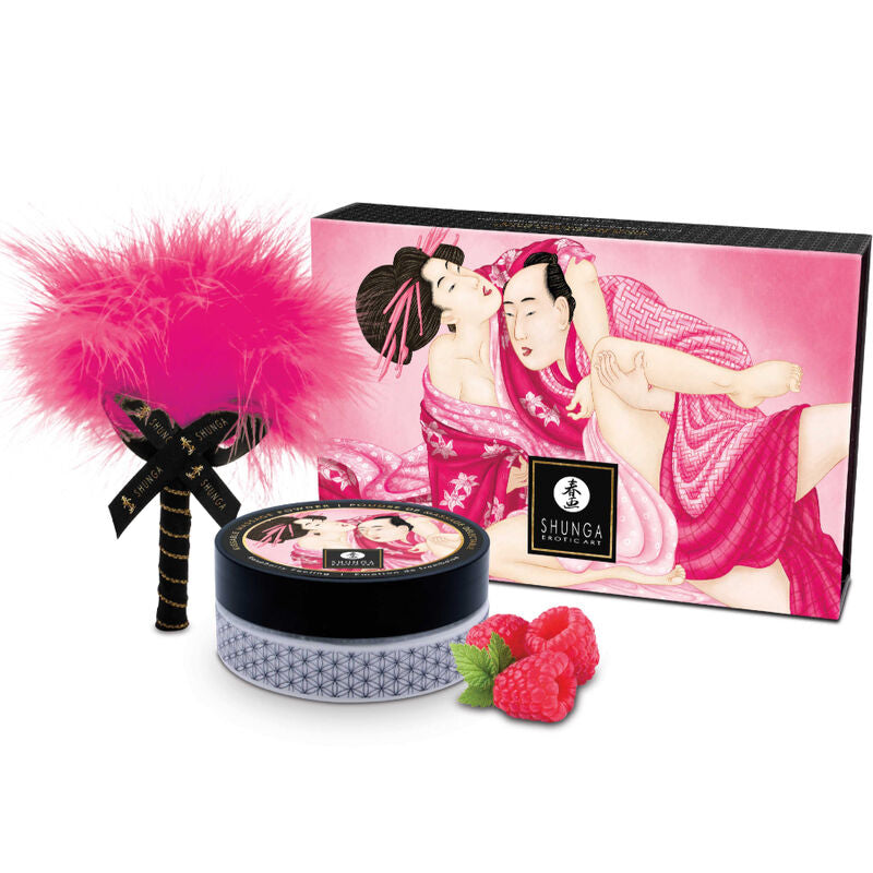 Poudre de Massage Comestible Kit Pinceau - Shunga