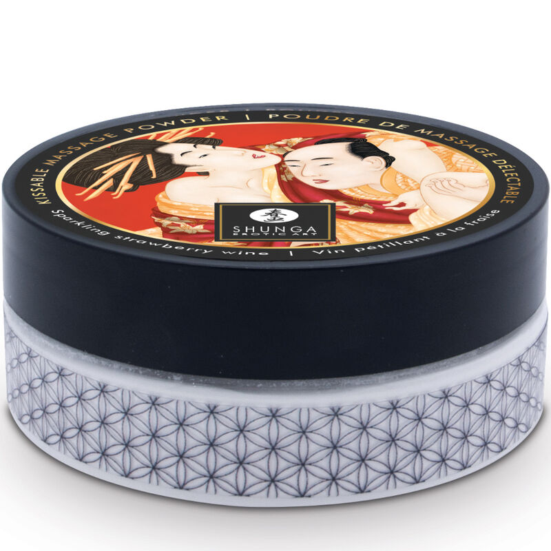 Poudre de Massage Comestible Kit Pinceau - Shunga