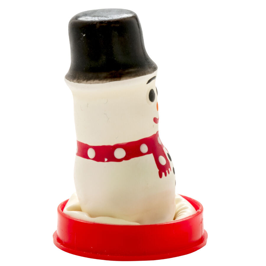 Préservatif Fantaisie Bonhomme de Neige Peint à la Main Latex - Condomerie