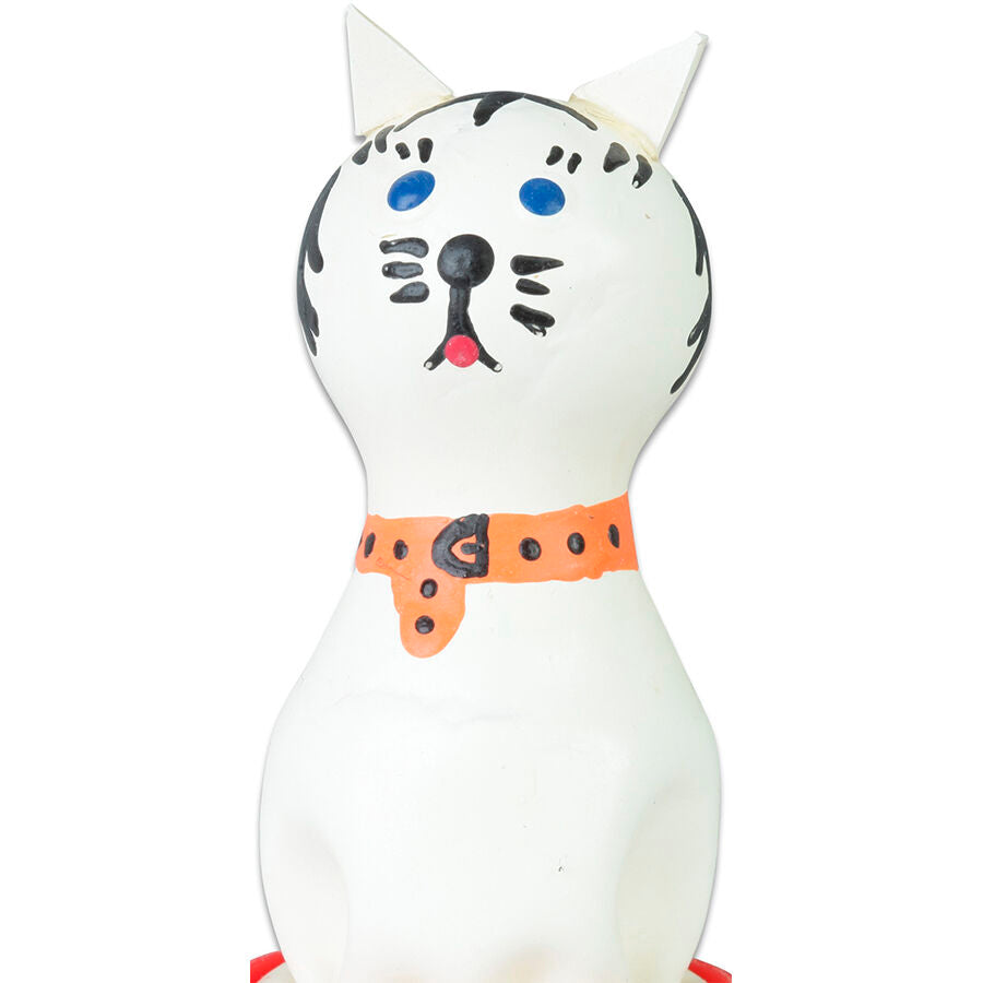 Préservatif Fantaisie Chat Blanc Peint à la Main Latex Naturel - Condomerie
