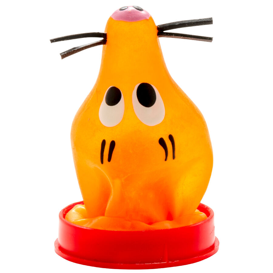 Préservatif Fantaisie Fox Glued Peint à la Main en Latex - Condomerie