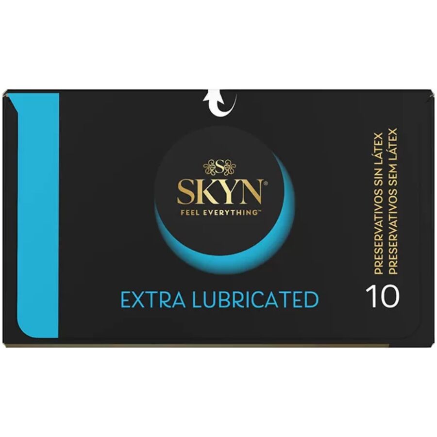 Préservatifs Sans Latex Extra Lubrifiés SKYNFEEL Boîte 10 Unités - Skyn