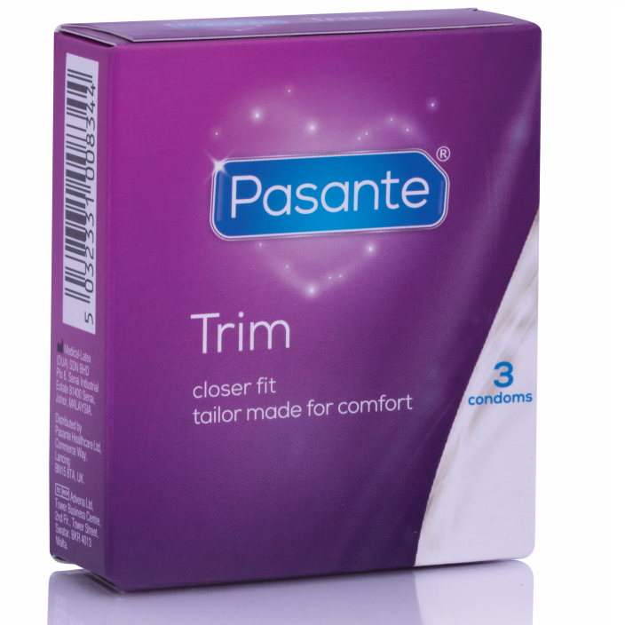 Préservatifs Trim Thin Ajustement Étroit 49 mm - Pasante