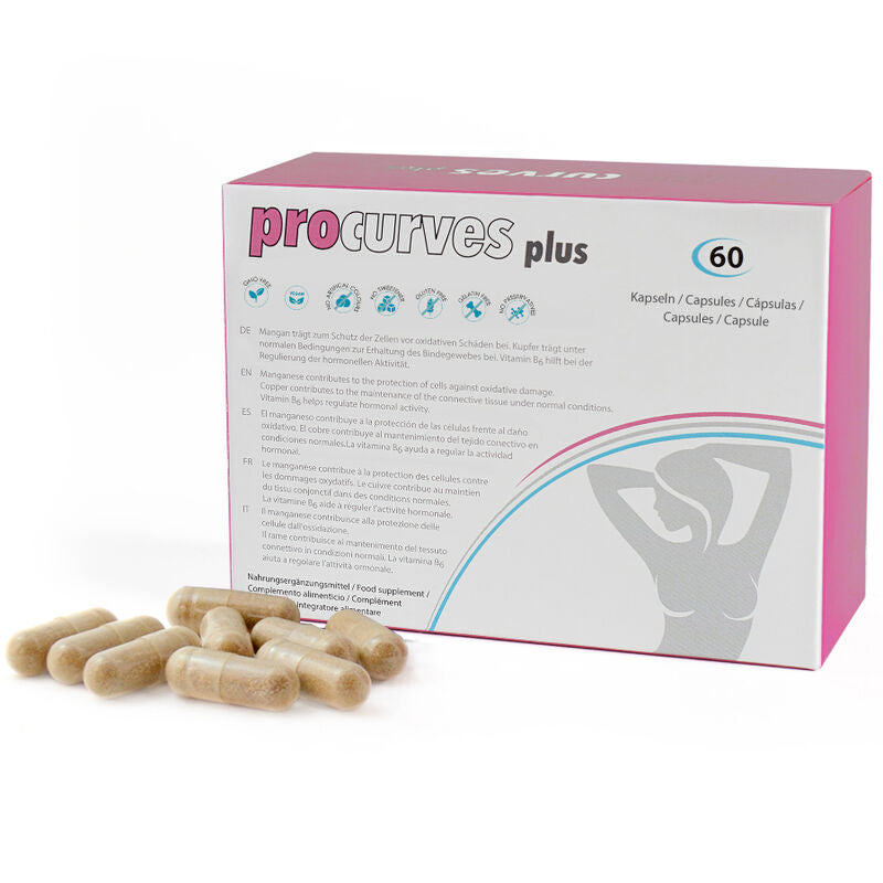 Procurves Plus Complément Naturel Augmentation Mammaire 60 Capsules - 500Cosmetics