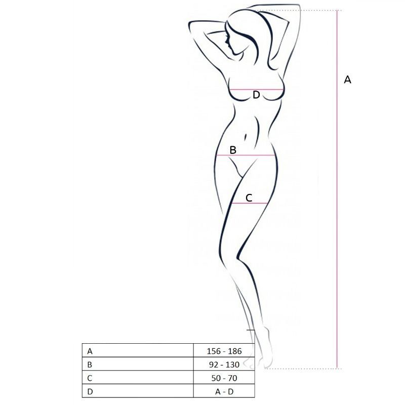 Robe Lingerie BS063 Maille Brodée Transparences Taille Unique - Passion Woman