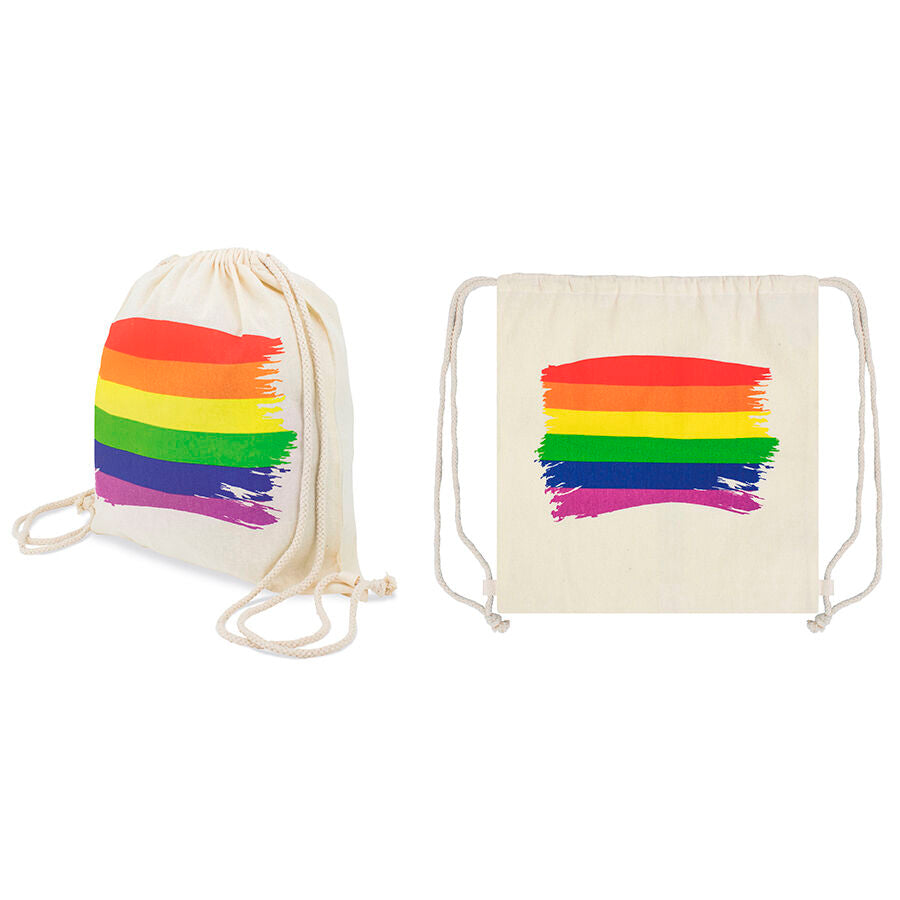 Sac à Dos Drapeau LGBT Pride Coton Léger et Coloré